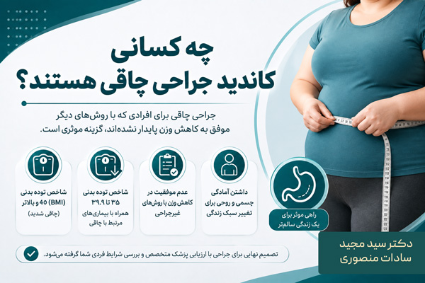 چه کسانی کاندید جراحی چاقی هستند