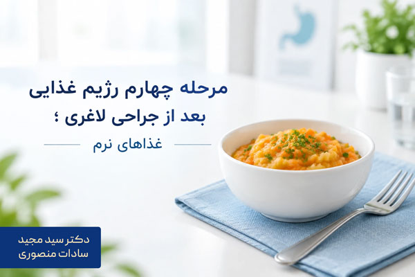 مرحله چهارم رژیم غذایی بعد از جراحی لاغری ؛ غذاهای نرم